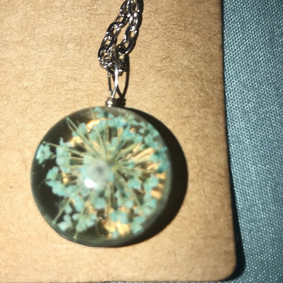 New 3Pc Sterling Silver Chain an pendant set - Picture 2 of 4